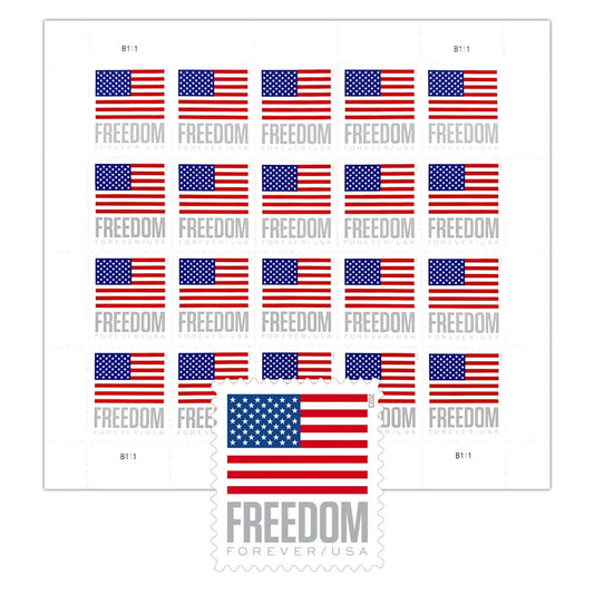 2023 U.S Flag Forever Stamps Booklet 500pcs