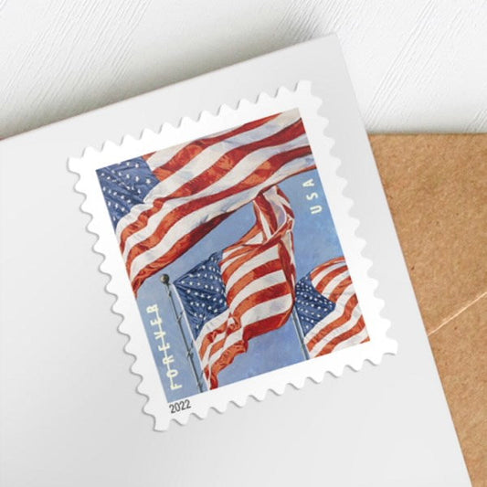 2022 U.S Flag Forever Stamps Booklet 100pcs