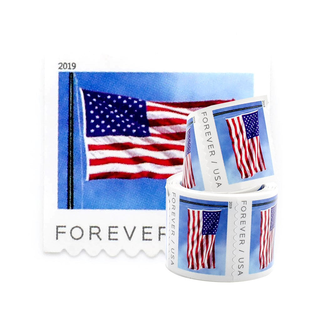 2019 U.S Flag Forever Stamps Roll 1000pcs