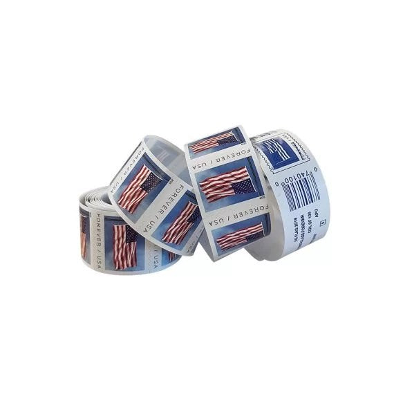 2019 U.S Flag Forever Stamps Roll 100pcs