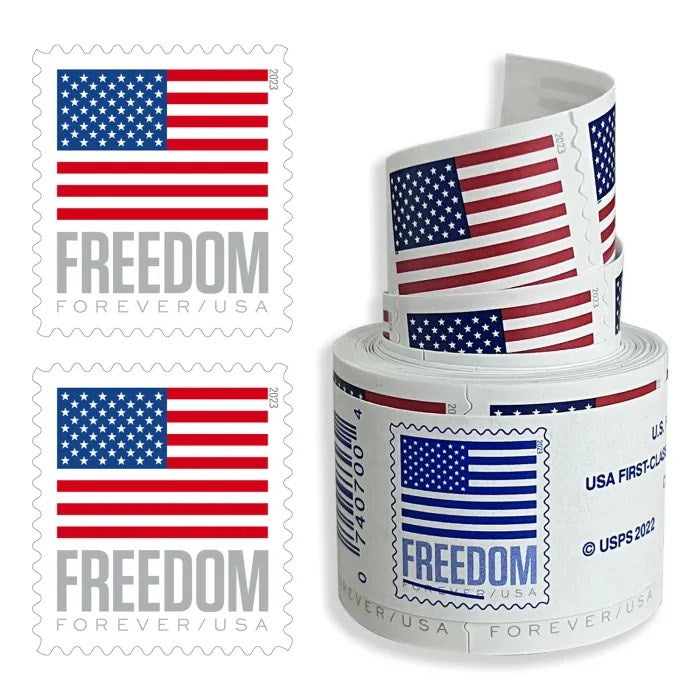 2023 U.S Flag Forever Stamps Roll 500pcs