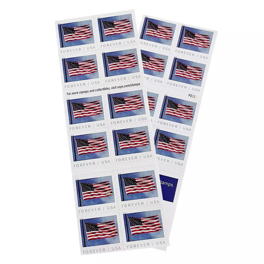 2019 U.S Flag Forever Stamps Booklet 500pcs