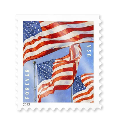 2022 U.S Flag Forever Stamps Booklet 1000pcs